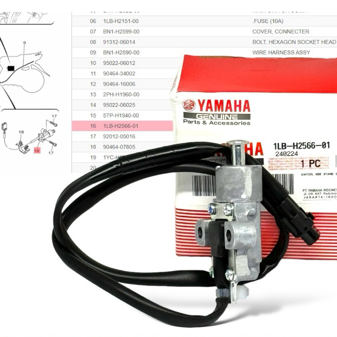 Yamaha Side Stand Switch Assembly