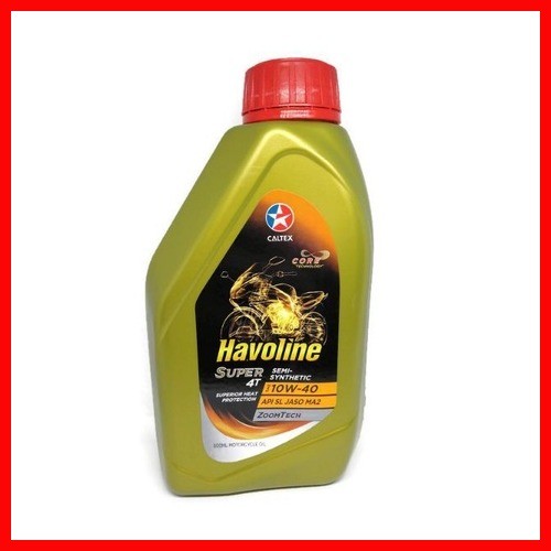 Caltex Havoline Super 4T 10W-40 Semi Synthetic, 1L